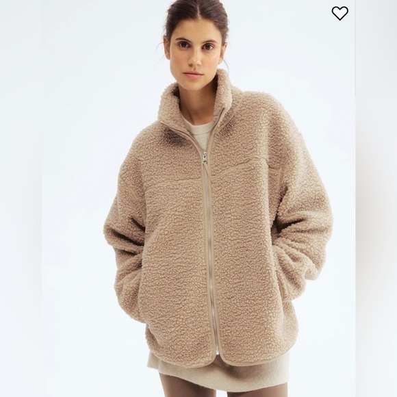 H&M MAMA maternity BEFORE & AFTER BABYWEARING FLEECE JACKET - Picture 6 of 6